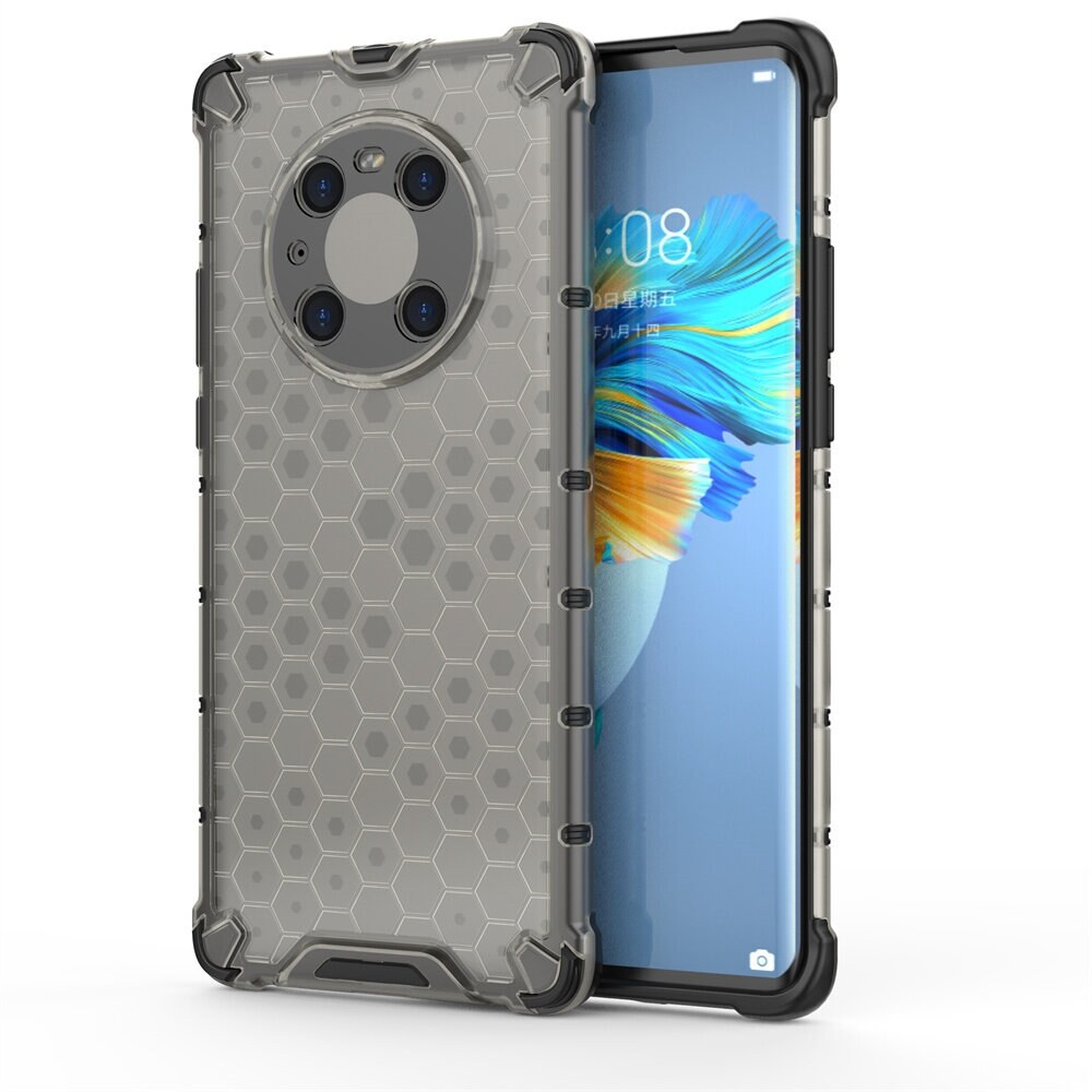 lthmy for Huawei Mate 40 cover Shockproof Transparent Hard Case Full Protection Back Cover Honeycomb Casing