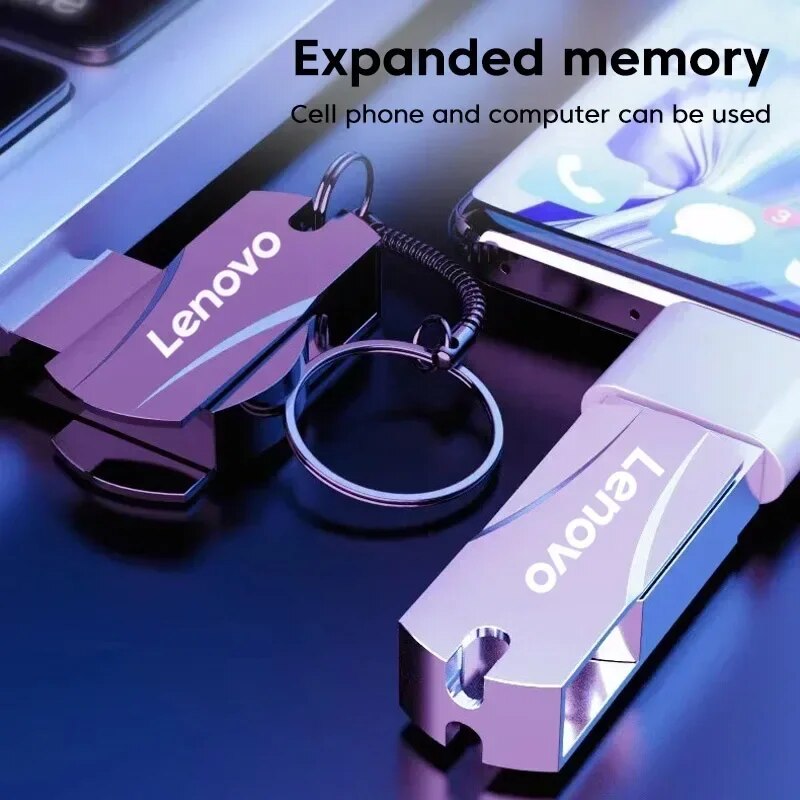【100%Original+FREE Shipping+Ready Stock+COD】Lenovo 16TB USB 3.0 Pen Drive 8TB 4TB High Speed Transfer Metal Portable SSD Pendrive Cle U Disk Flash Drive Memoria USB Stick. 