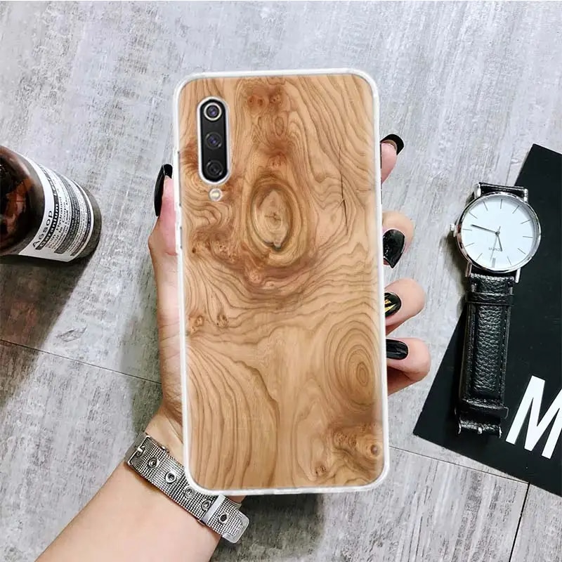 Wood Wooden Pattern Phone Case For Xiaomi Redmi Note 10 9 8 11 12 Pro 11T 11S 11E 10S 9S 9T 8T 8A 7 6 5 Plus Art Pattern Cover. 