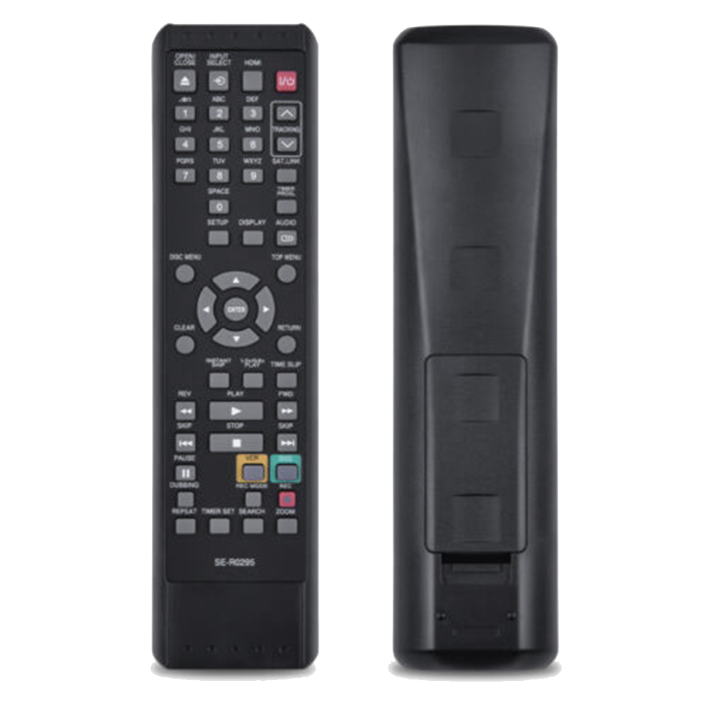 SE-R0295 Remote Control DVD Video Recorder VCR Control for DVD Video Recorder VCR DVR620KU D-VR620 DKVR60KU D-VR610KU DVR610KU D-VR620KU. 