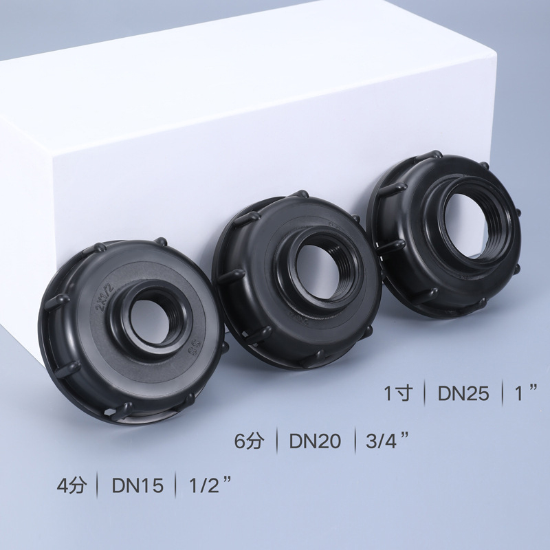 DIY Accessories Durable Ibc Tank Fittings S60X6 Coarse Threaded Cap 60Mm Female Thread To 1/2 " 3/4" 1 " Adapter Connector Conbo. 