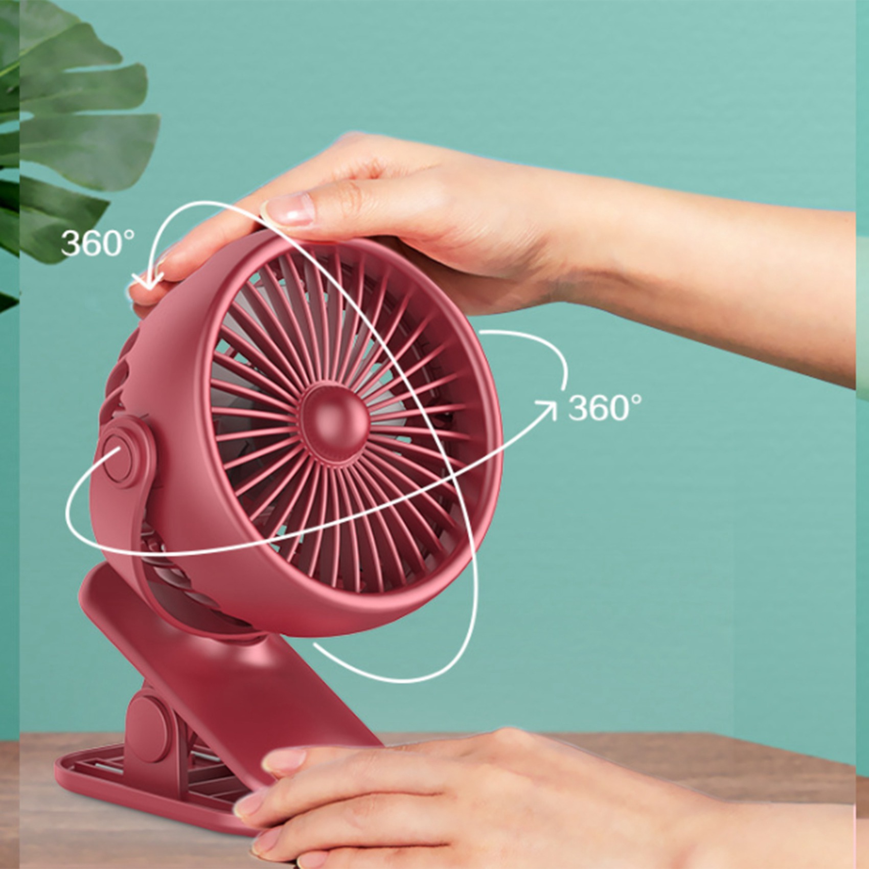 Alg Usb Fan Mini Small Office Desktop Student Power Mute High Wind 最も完璧な