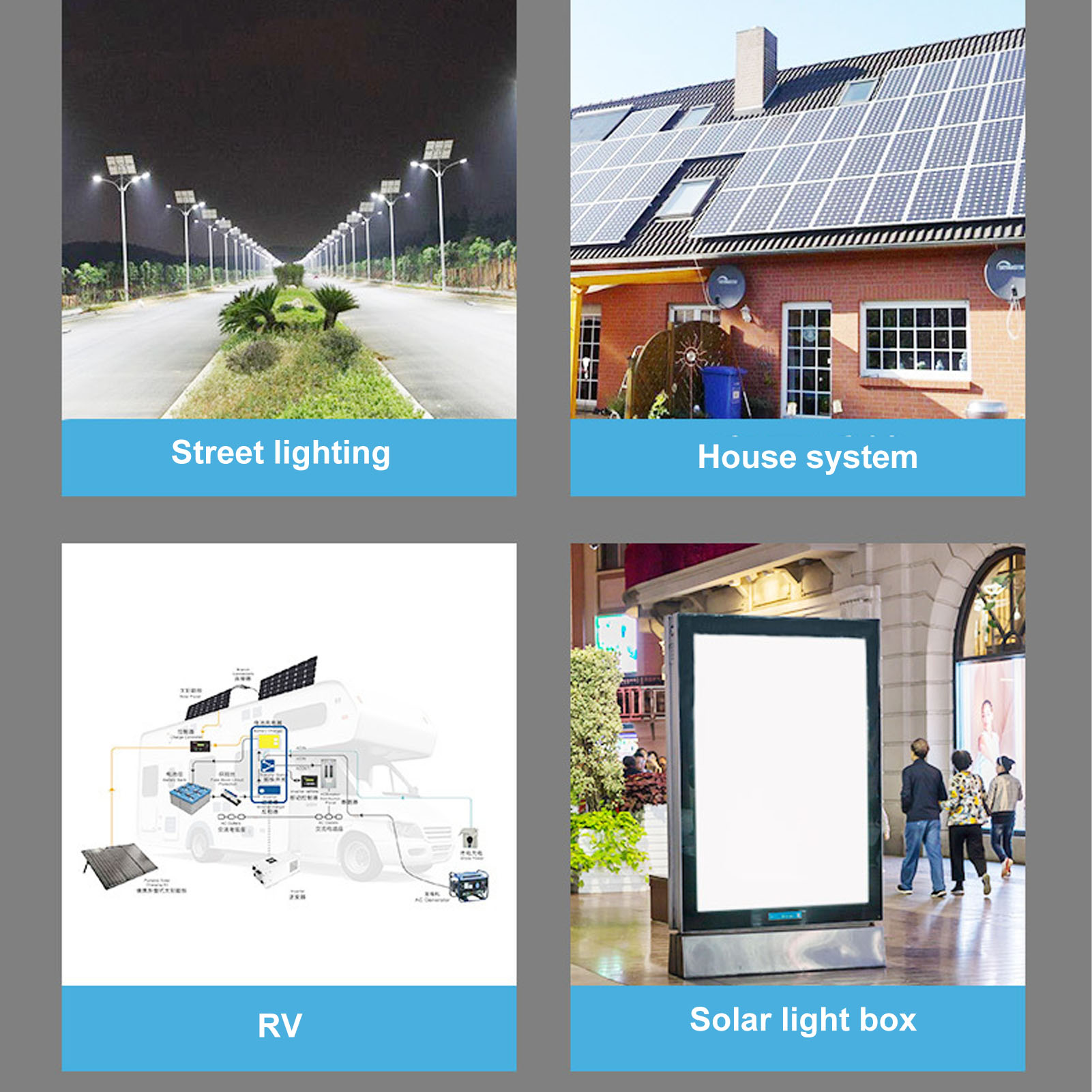 Solar Charge Controller, Built in Bluetooth Ultra High Conversion Rate Universal Solar Panel Regulator for Street Lights. 