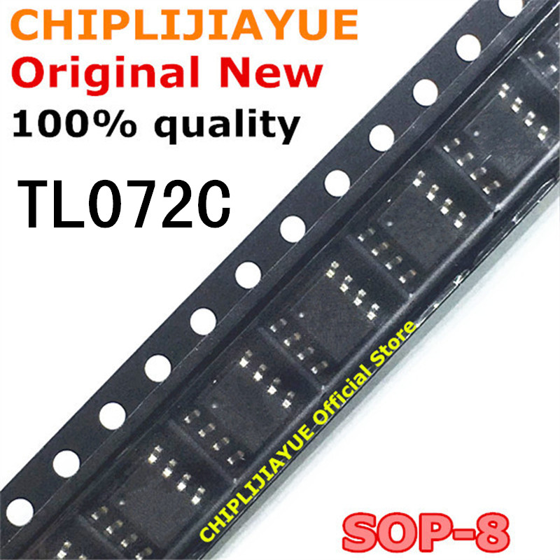 10PCS TL072C SOP8 TL072CDR TL072CD TL072 072 SOP-8 SMD New and Original IC Chipset