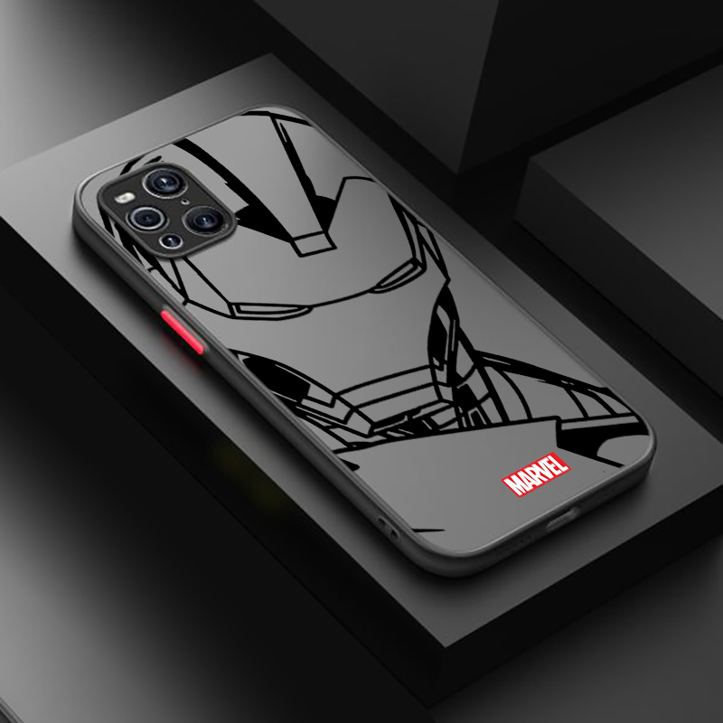 Marvel Spiderman Venom For OPPO Find X5 X3 Neo F21S F21 K10 Pro Lite TPU Shockproof Frosted Translucent Phone Case. 