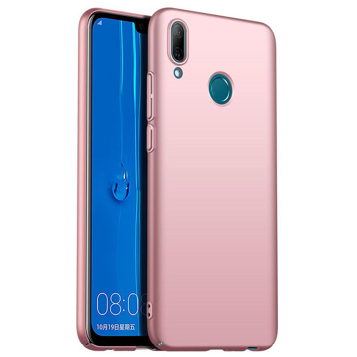 For Huawei Y9 2019 Ultra Thin Matt Finish Anti-Fingerprint Rubberised PC Hard Back Shell Case Cover