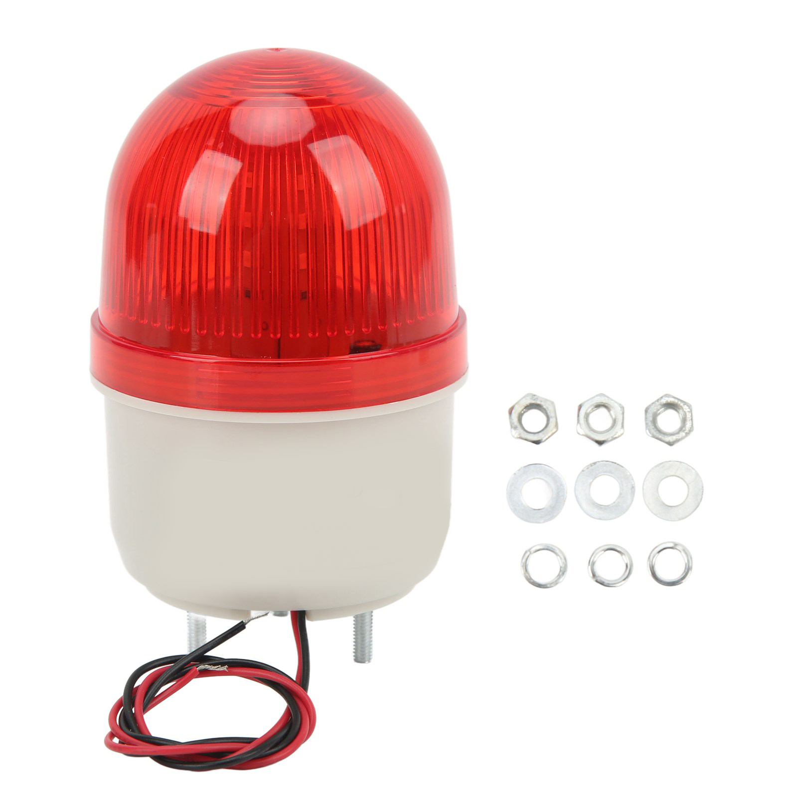 LED Rotating Strobe Warning Light, Industrial Signal Alarm Tower Lamp Machinery Warning Lights for Factory Safety for Poultry Automatic Door. 