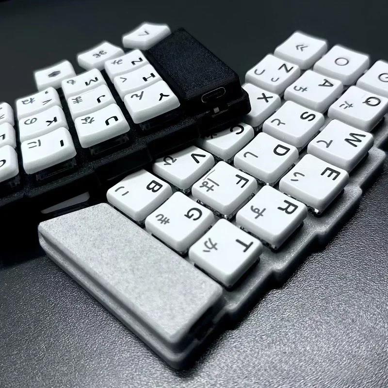 Corne 3x6 Low Profile Split Keyboards Ergonomic Custom Zmk Bluetooth Nice View Screen Choc V1 Wireless Split Mechanical Keyboard. 