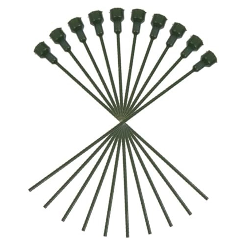 10pcs Flower Extension Pole House Plants Water Hose Indoor Plants Extension Flower Stem Plastic Flower Stems,Green