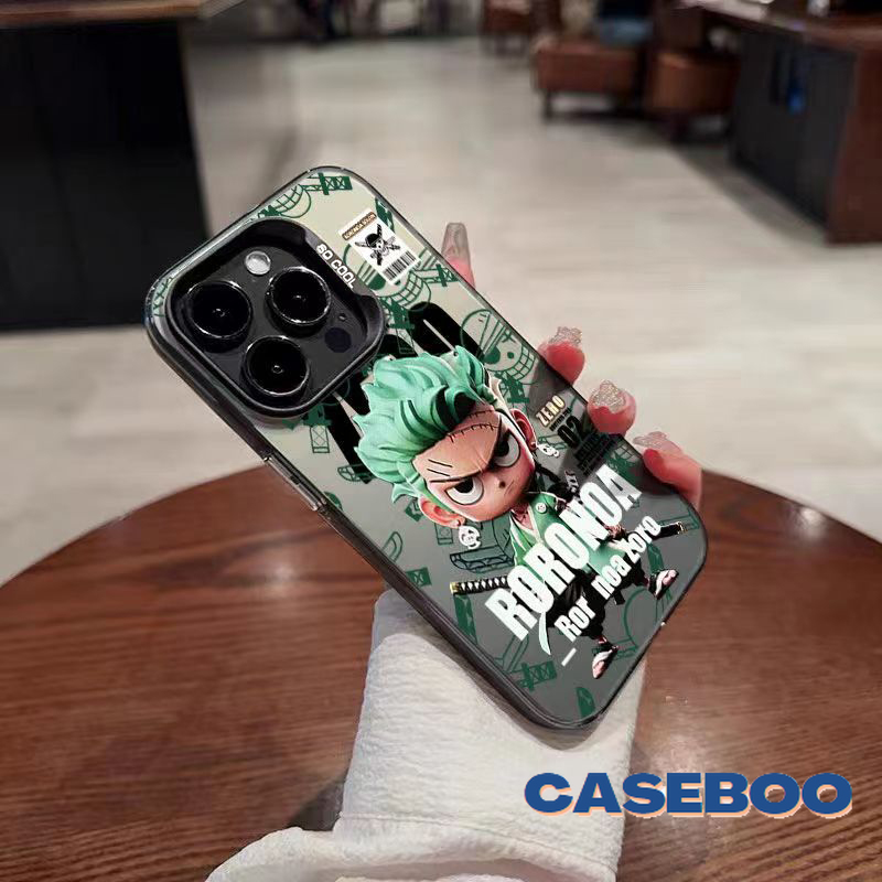 Fashion Brand One Piece Cool Luffy Zoro Graffiti Case for Redmi 9C 9A 10C 9T 9 10 12 12C 10A 13C A1 Note 13 9 10s 12 8 10 11 11s Pro Poco C65 C55 M3 M6 Pro Plating Metal Lens Cover. 