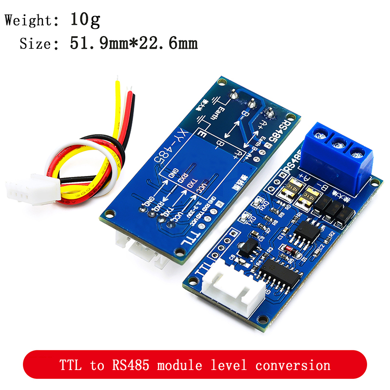 TTL Turn To RS485 Module Hardware Automatic Flow Control Module Serial UART Level Mutual Conversion Power Supply Module 3.3V 5V. 