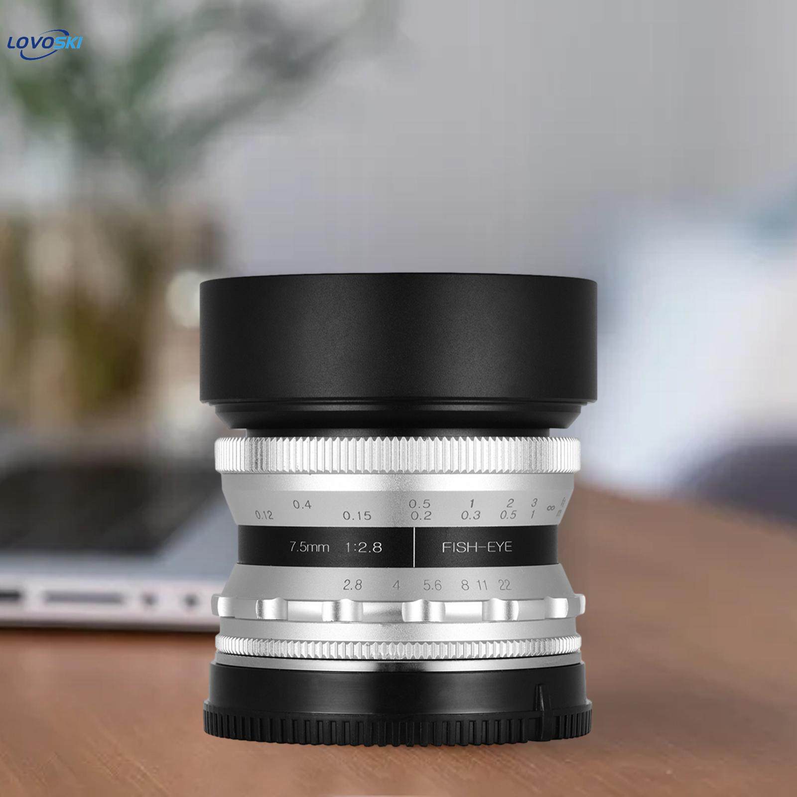 Manual Lens 7.5mm Durable Heavy Duty Camera Easy to Install Stable Performance Supplies. 