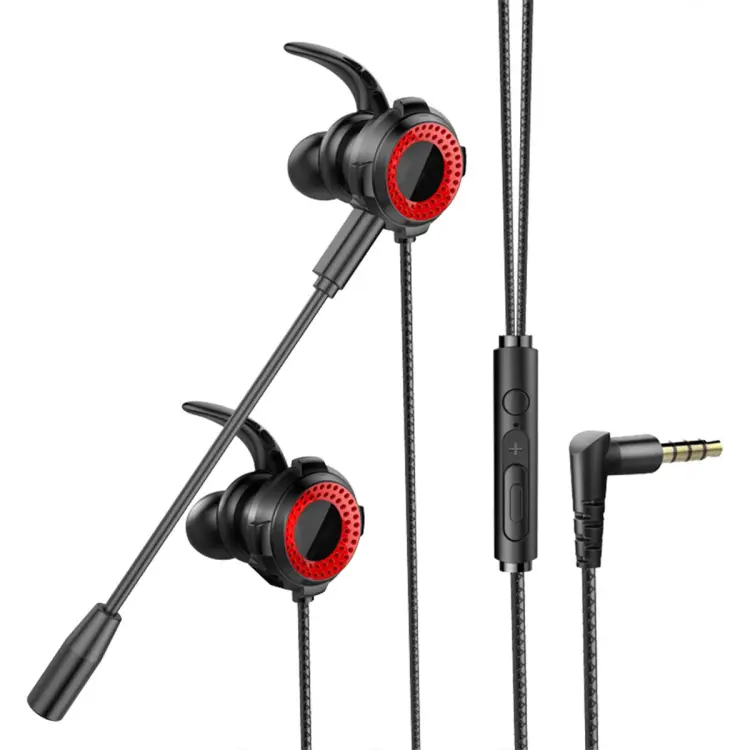 Miss LanHeadset Gaming Leyoya G8 PUBG Bass Noise Cancelling dengan Dual Mic Mobile Earphone Gaming Murah Hifi Handsfree Hendset