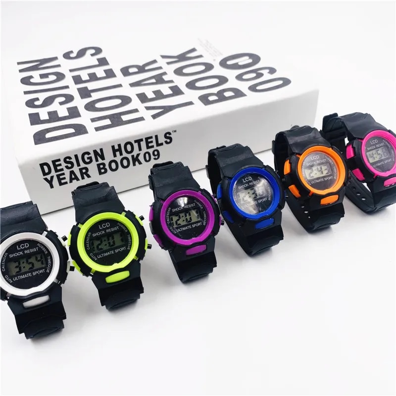 【Lejia】Kinderen Horloges Kleur Leven Waterdichte Horloge Jongens En Meisjes. 