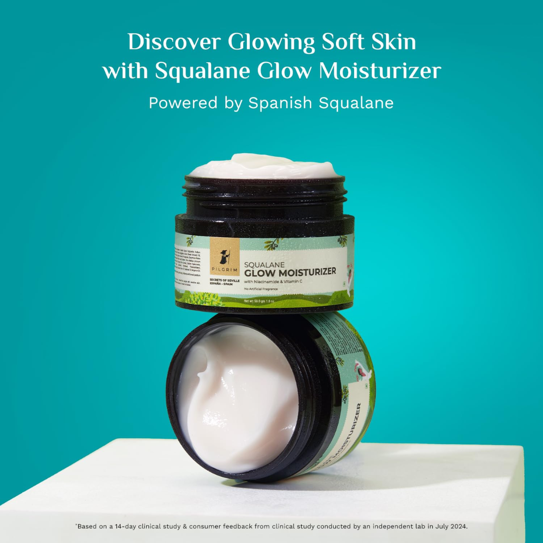 Pilgrim Squalane Glow Moisturizer - 50g. 