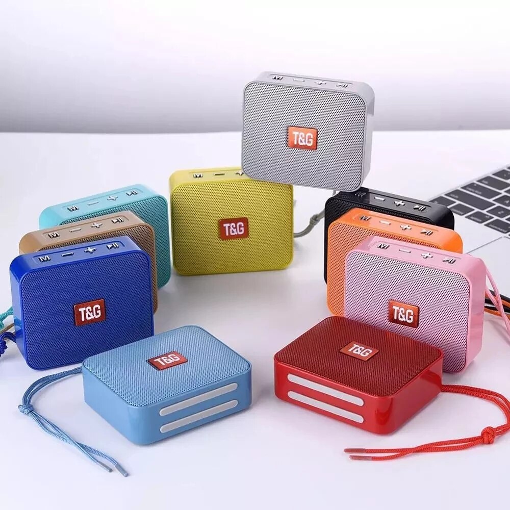 Mini Portable TG166 Bluetooth Speaker Wireless Music Subwoofer USB Speakers 3D Stereo Surround Portable Speaker Column Bass Box. 