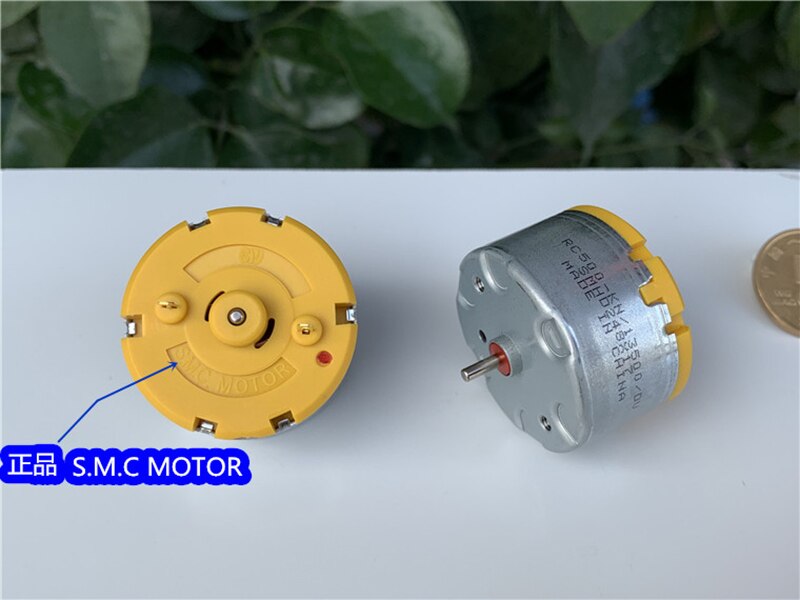 Standard Motor RC500-KN/13500 DC 6V 9V 12V 5500RPM Micro Mini 32mm Round Spindle Motor for Fragrance Machine Robot Sweeper. 