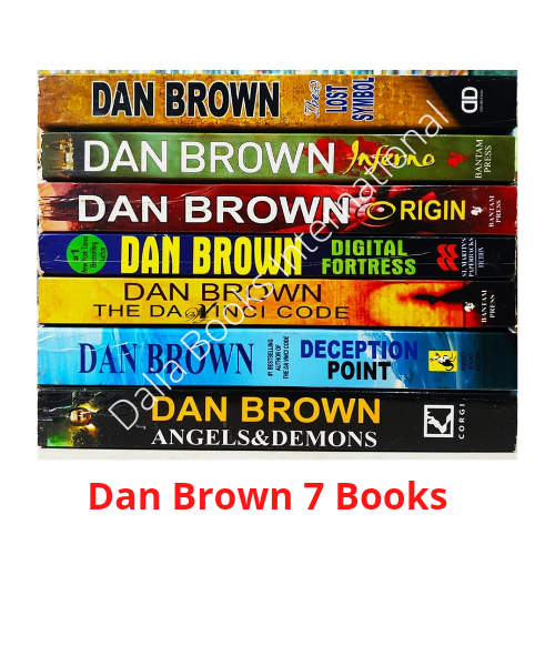Dan Brown 7 Books Collection ( Origin, Angels & Demons, Deception Point, The Lost Symbol, The Da Vinci Code, Inferno, Digital Fortress ). 