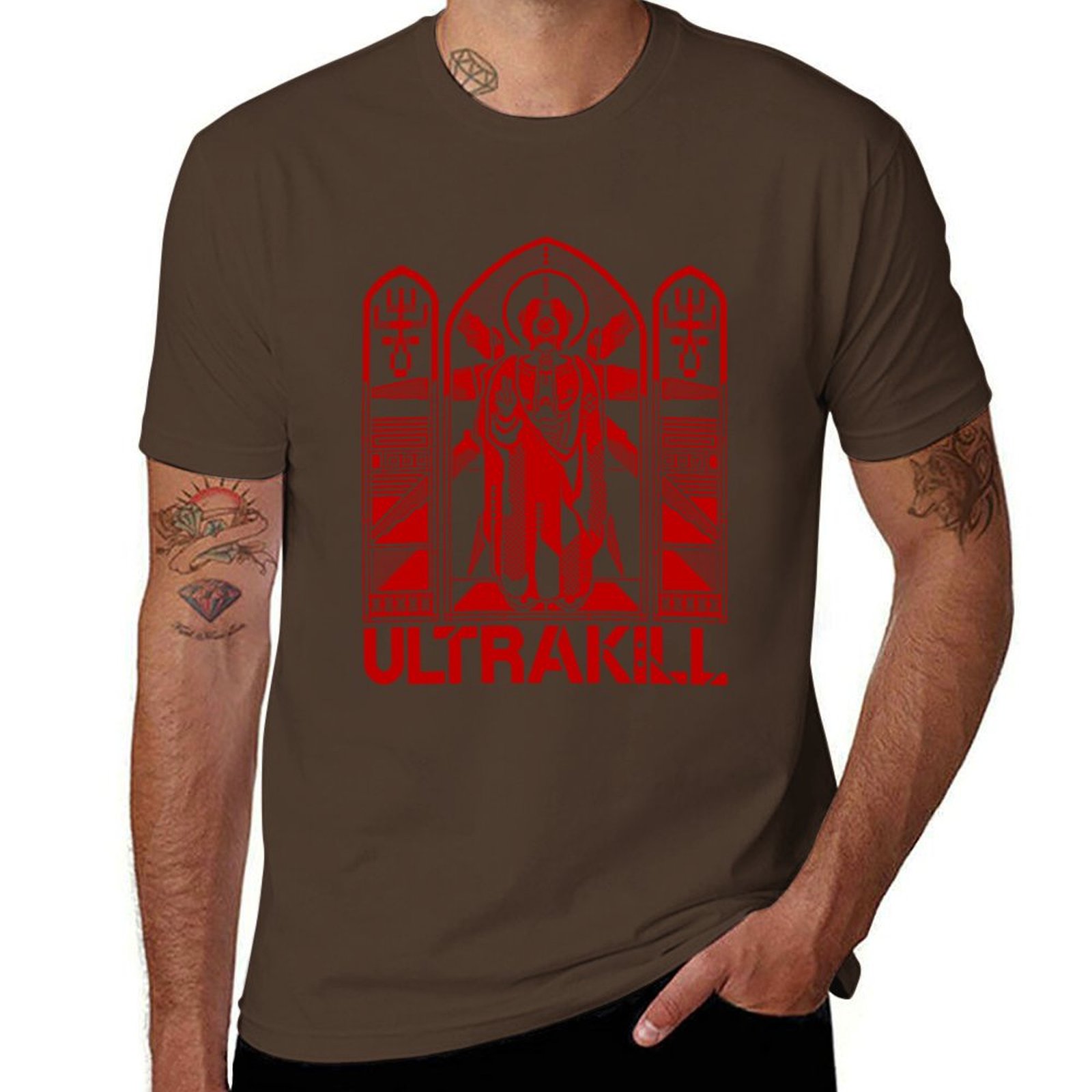 Ultrakill v2 - Gabriel Ultrakill T-Shirt cute clothes customs design your own shirts graphic tees heavy weight t shirts for men. 