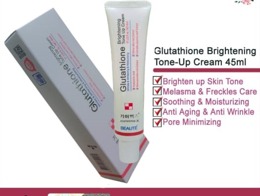 International Korean Product Glutathione-Brightening-Tone-Up-Cream-45ml. 