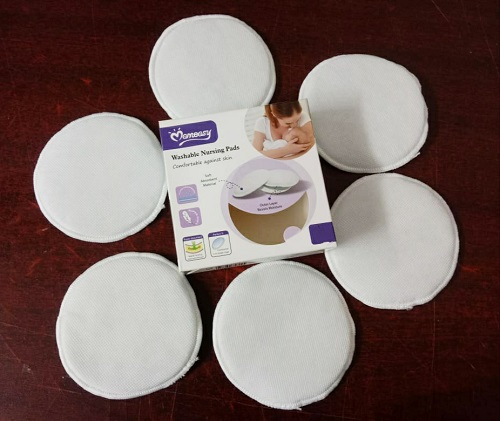 Washable Breeathable Absorbency BreastPads Anti-overflow Maternity Nursing Pad (2Pcs)