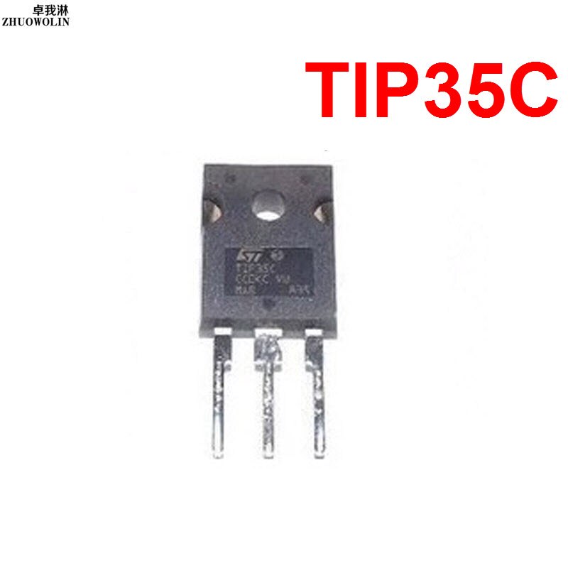 TIP35C Transistor TIP35 Transistor TIP35 IC TIP35C MOSFET Transistor NPN 100V 25A 125W TO-247 3Pin Leads . 