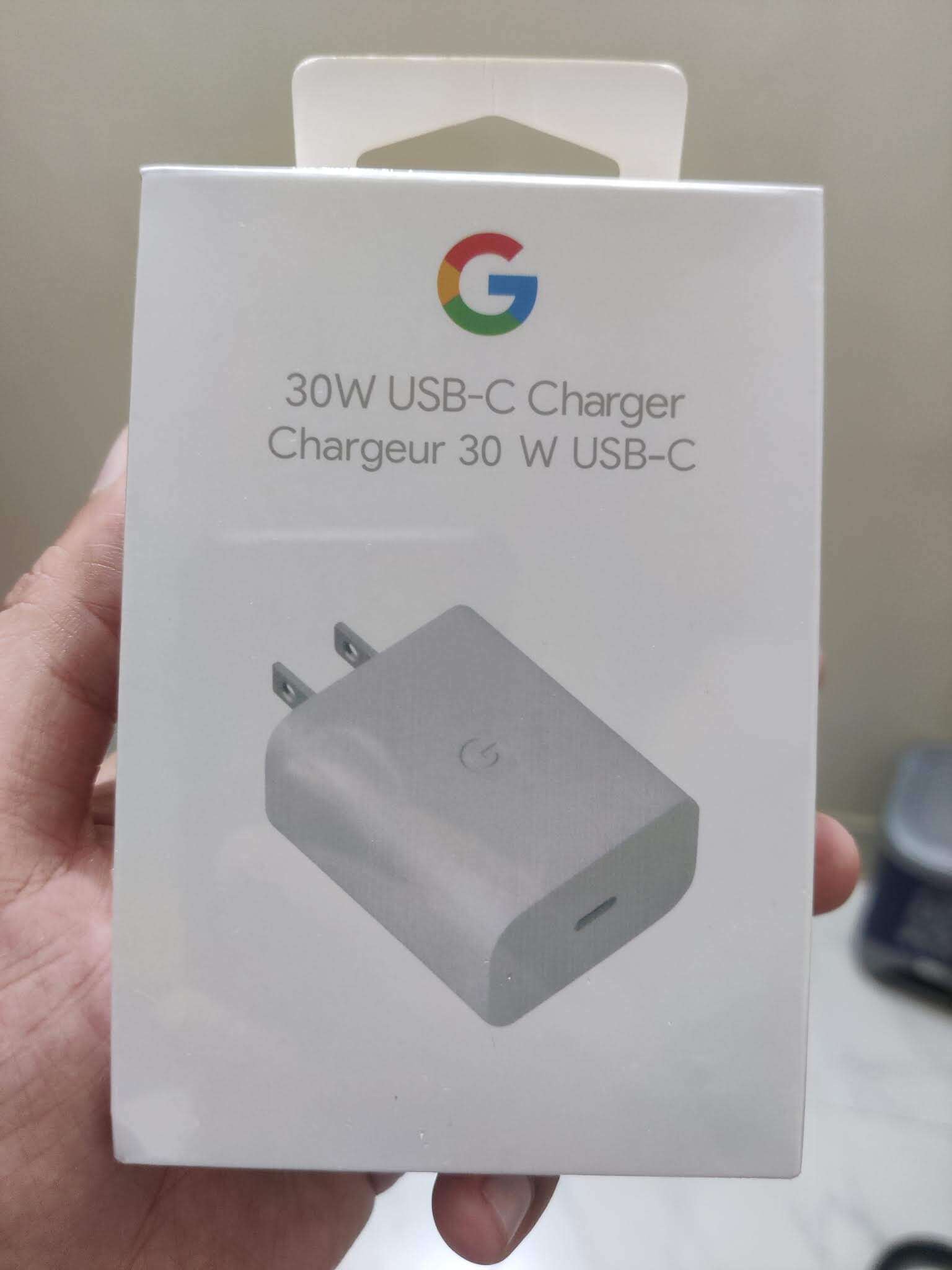 Premium Quality Google 30W USB-C Charger and Cable - Fast Charging Pixel Phone Charger - Compatible with Google Products and Other USB-C devices.