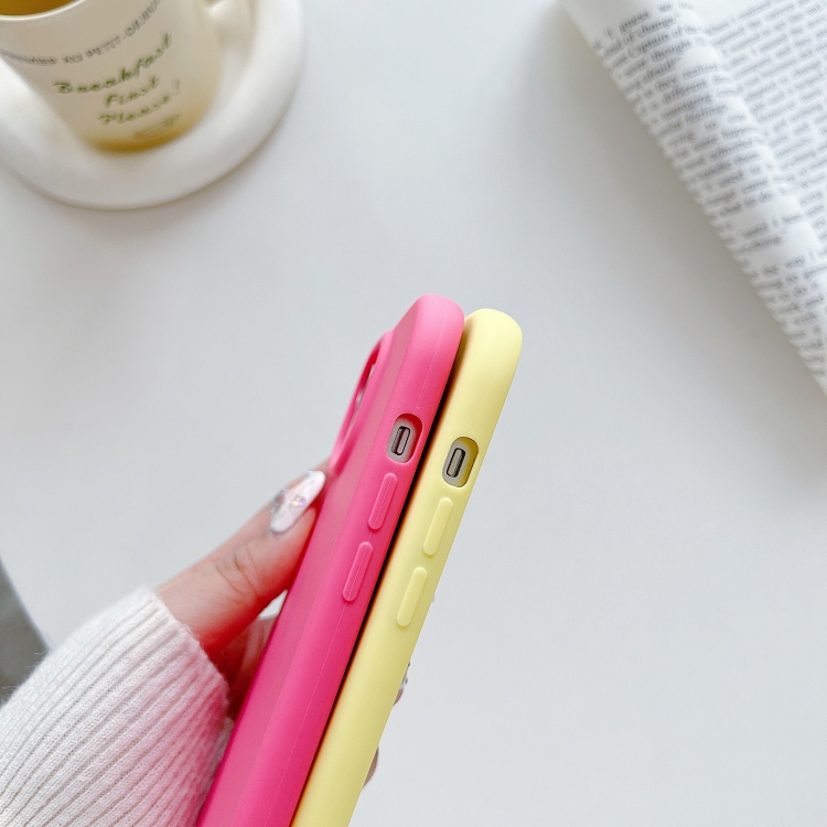 For iPhone 13 Frosted Soap Shape TPU Phone Case(Yellow). 