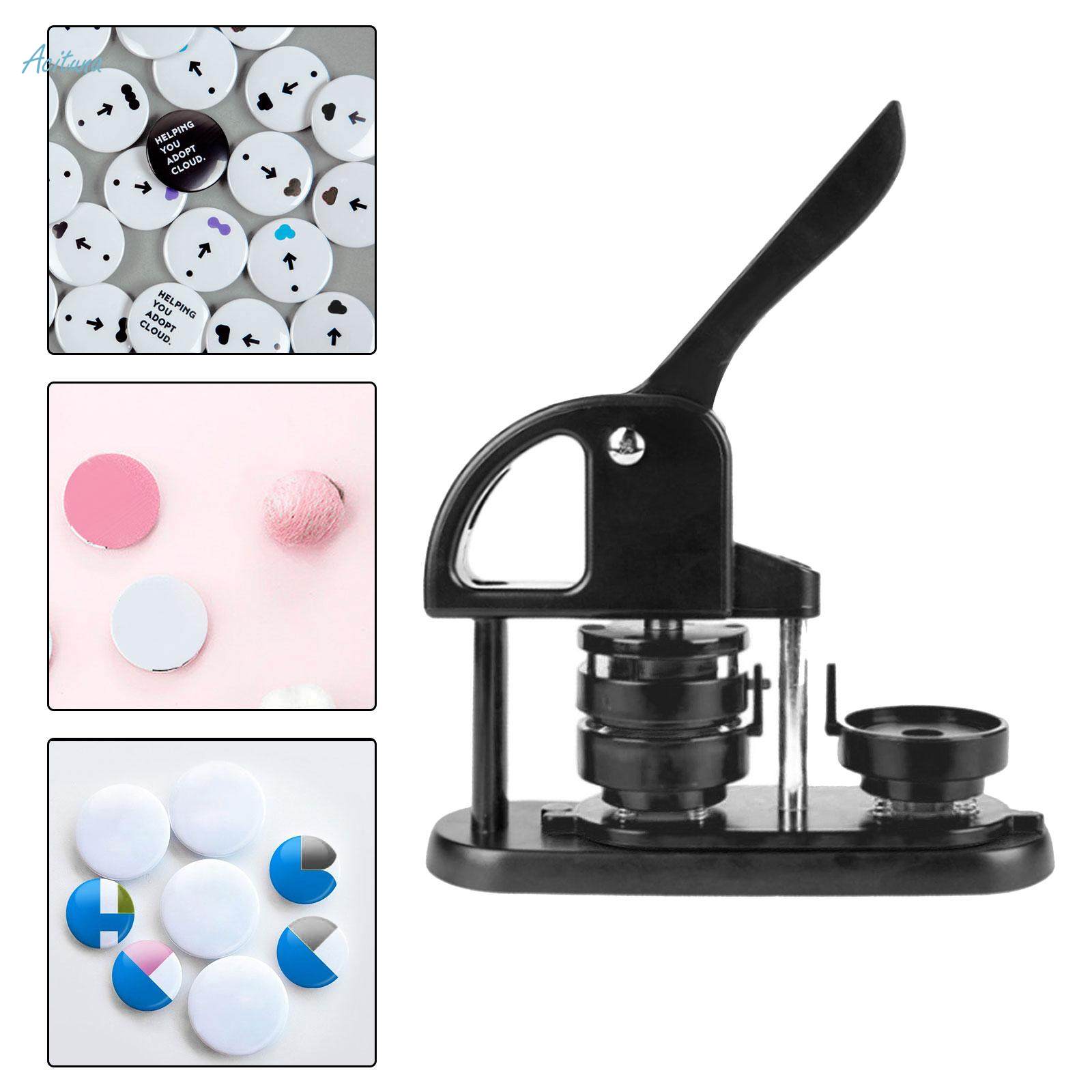 Button Machine Pin Maker Easy to Use 58mm for DIY Gifts Keychain. 