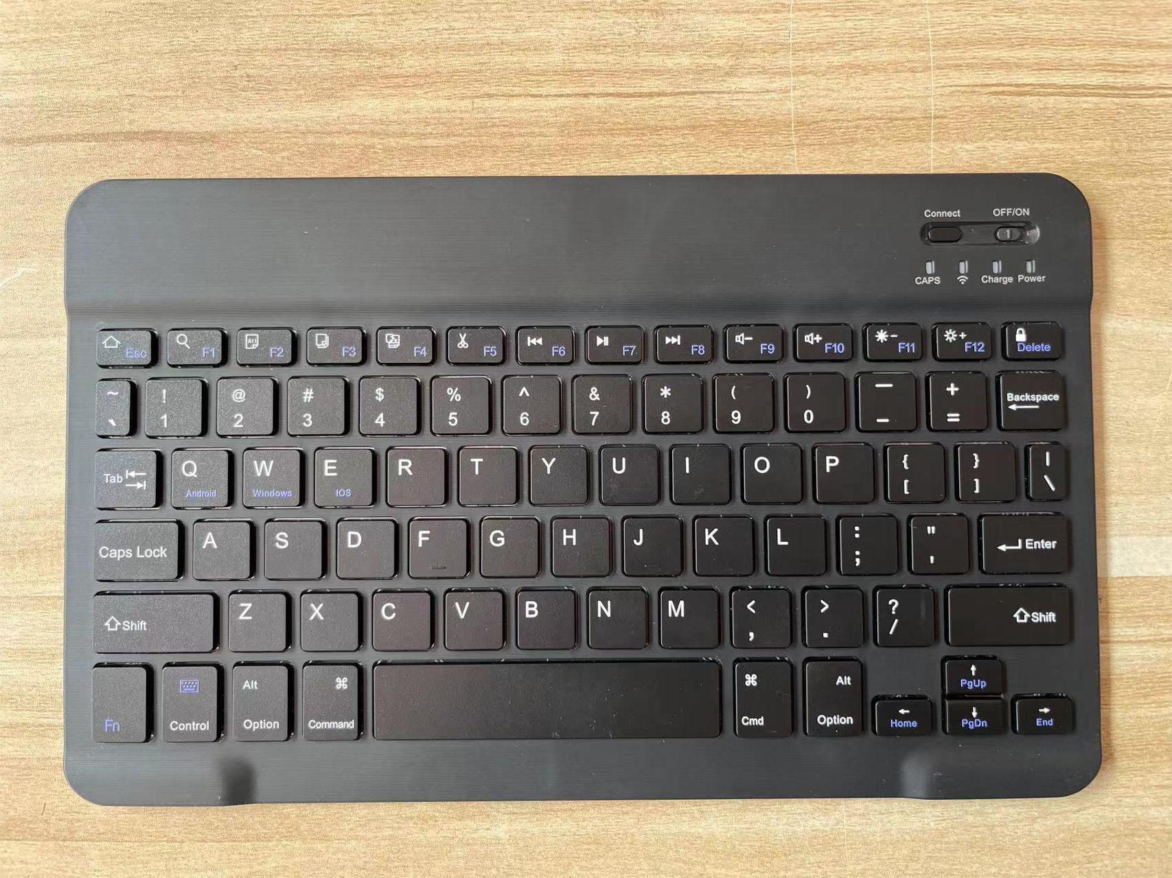 Factory wholesale bluetooth keyboard, android mobile phone tablet, portable, luminous touch keyboard, color bluetooth keyboard, mouse. 