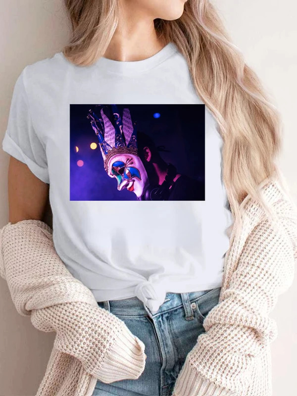 DJ Boris Brejcha T-shirt minimal techno music Unisex men cartoon unisex camisetas T-shirts humor comfortable o-neck short-Sleev. 