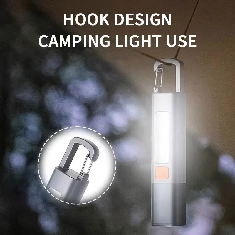 Super Bright COB Side Lights LED XPE Mini Portable Torch Zoomable Waterproof Outdoor Fishing Hunting Camping Flashlight_D Shop. 
