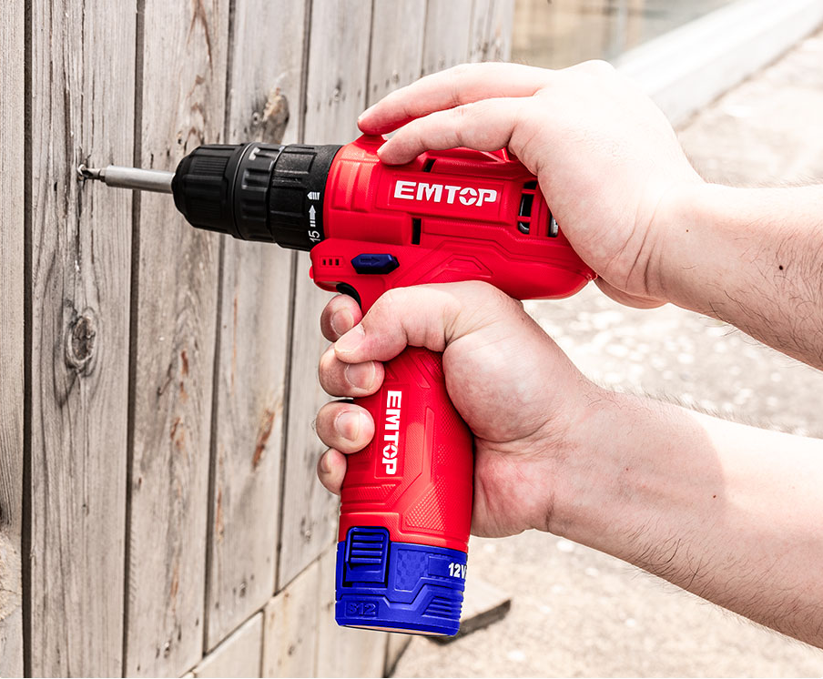 EMTOP Cordless Drill(12V) ECDL12510. 