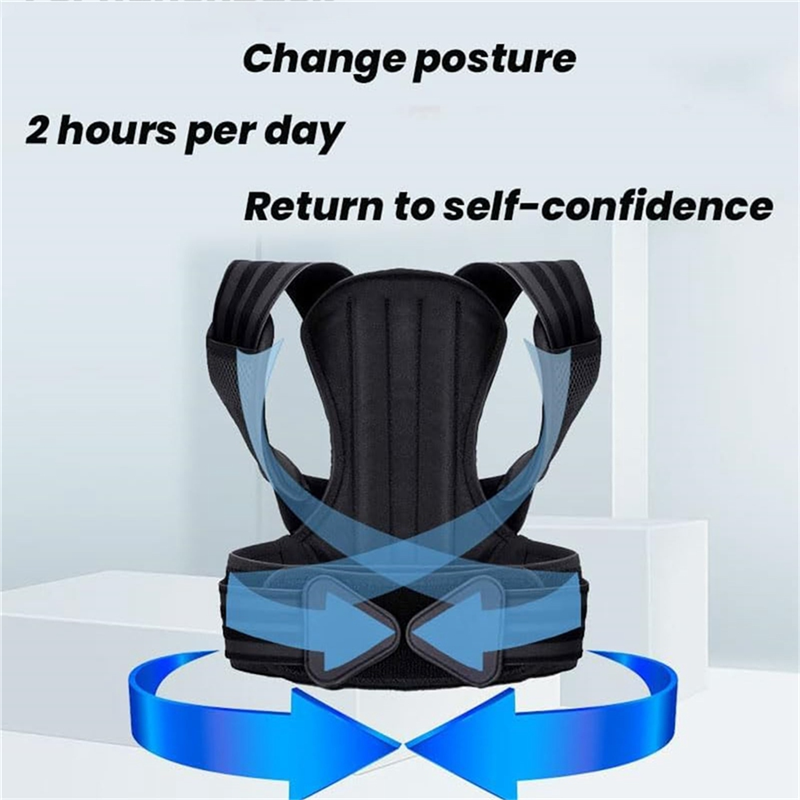 Posture Corrector,Instant Posture Corrector,Back Straightener Posture Corrector, Adjustable Back Posture Belt Easy Install L. 