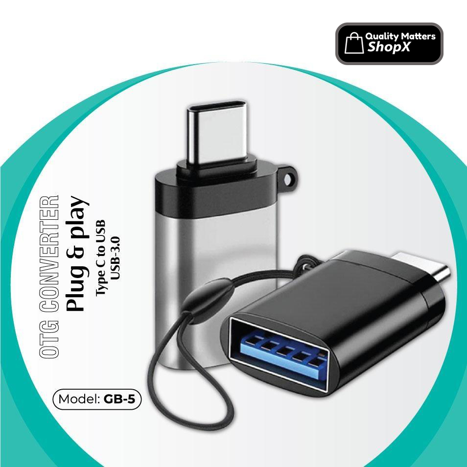 GEEOO GB-5 OTG USB Type A to Type C Converter USB 3.0 Adapter. 