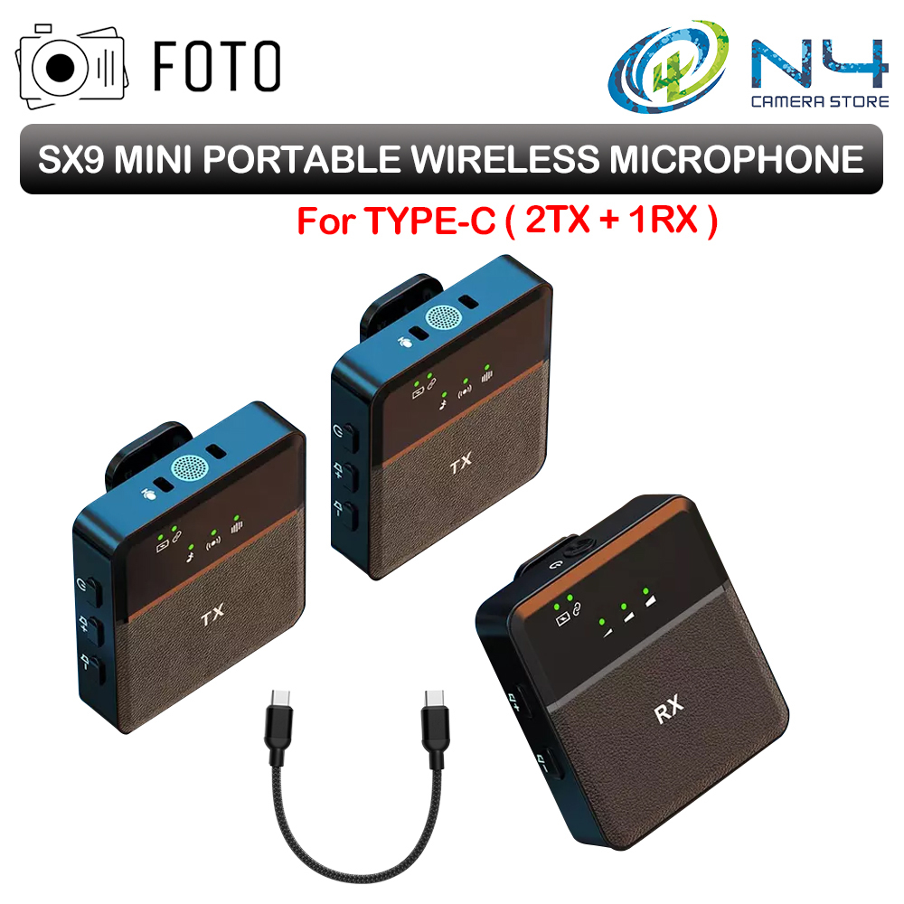 SX9 wireless microphone dual for android,youtube video and bloging video making. 