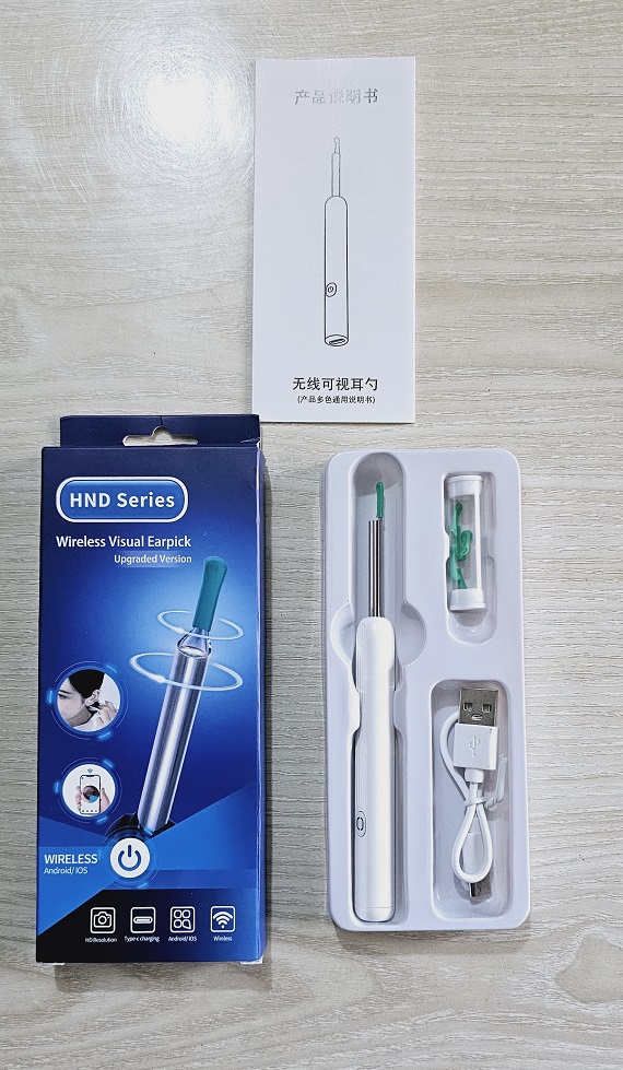 HND NE3 Series Wireless Visual Earpick Wifi Ear Wax Removal Tool. 