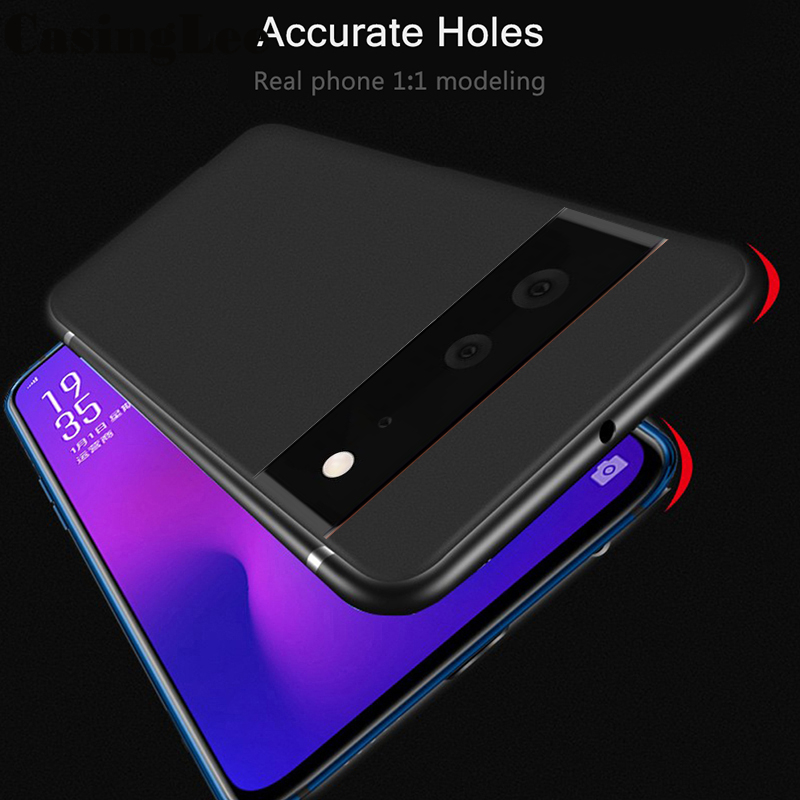 CasingLee For Google Pixel 6 case Ultra Thin Smooth silicon Matte Back Soft Cover Google Pixel6 Phone case cover For girls and Boys. 
