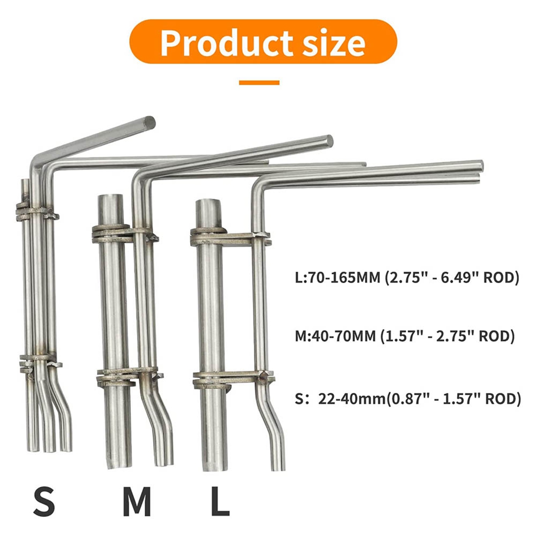 3 PCS Hydraulic U-Cup Seal Twistor Installation Tool Kit Applicable to Internal Flexible Seal Installation. 