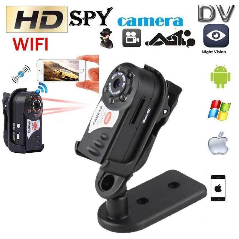 HuilopkerWireless Q7 WIFI Camera P2P Mini DV Night Vision IR Video Recorder DVR
