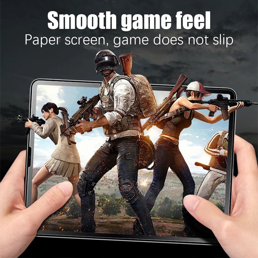 Matte Tempered Glass For Ipad 10 10th Generation Pro 12.9 11 Paper Screen Protector For Ipad Air 4 5 10.9 9 7th 8th 10.2 Mini 6. 