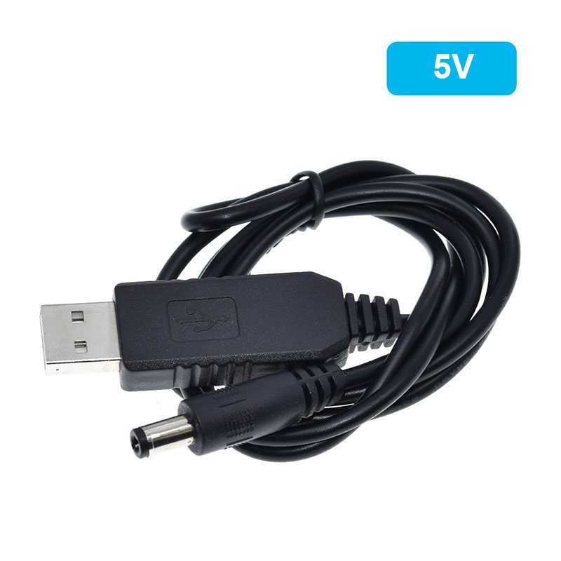 USB Power Boost Line DC 5V To DV 5V/9V/12V Step Up Module USB Converter Adapter Cable 2.1x5.5mm Plug for Arduino WIFI. 