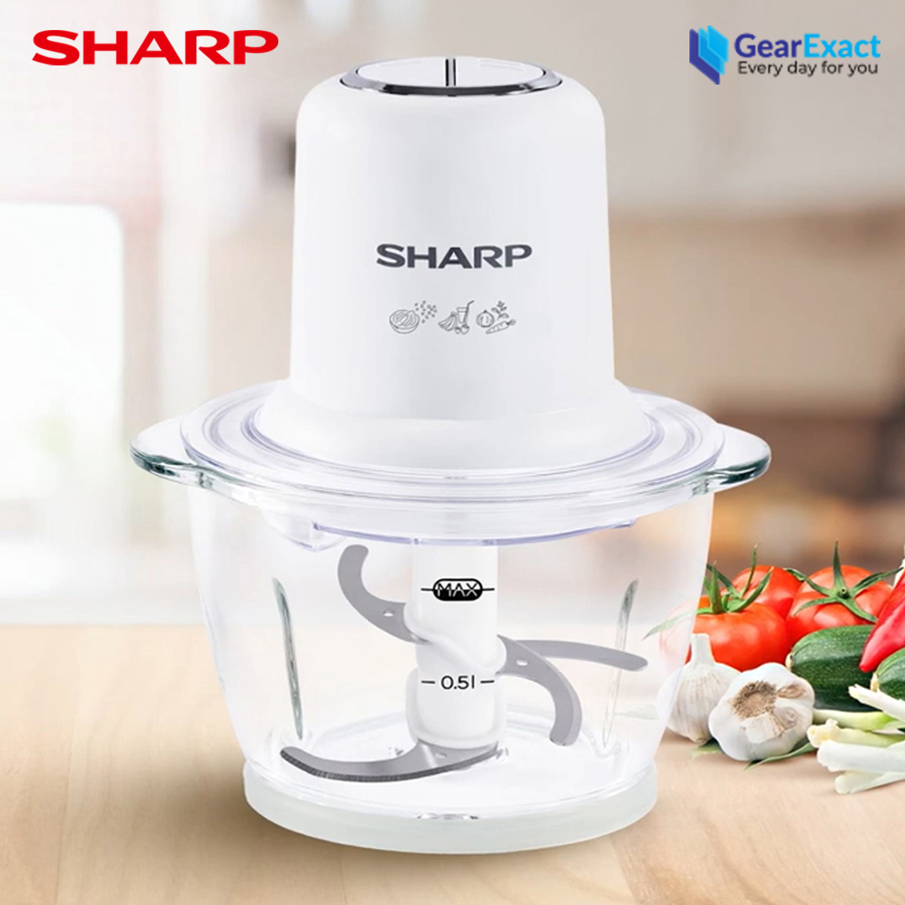 Sharp EM-CP31-W3 Chopper Double Blade with Glass Bowl. 