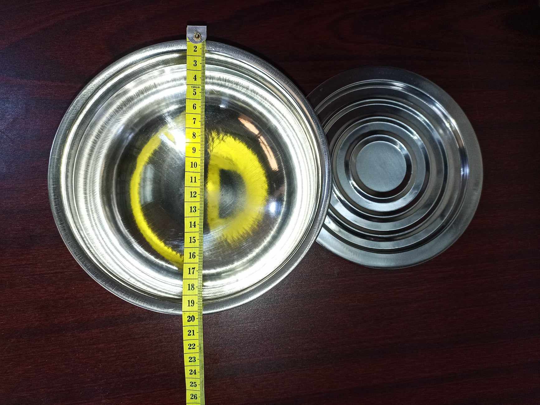 Stainless Steel Hari / Patil 13 No Size With Lid. 