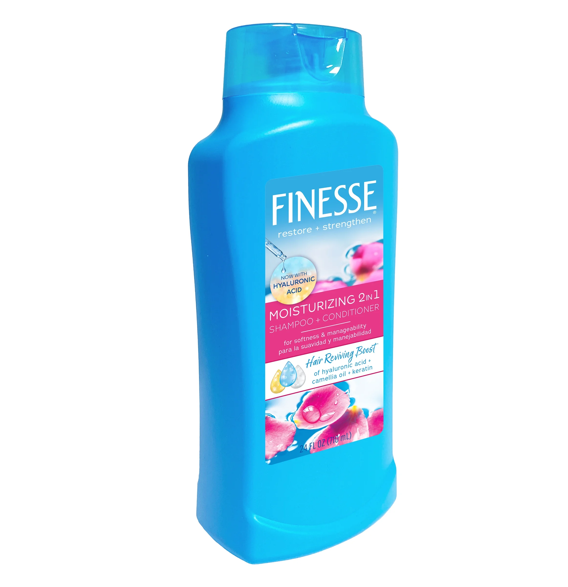 Finesse Restore + Strengthen Moisturizing Shampoo & Conditioner,384ml
