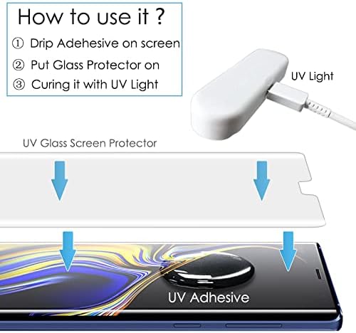[1 Piece] Xmart UV Adhesive for UV Tempered Glass film (UV Glue for all models of UV Screen Protector). 