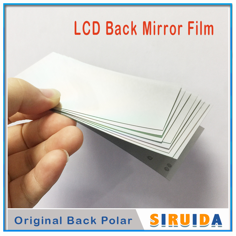 10pcs Original LCD Back Polarizer Mirror Silver Film For iPhone XR 6 6S 7 8 plus 5 5S 4 4s Display Screen Bottom Sheet Replace