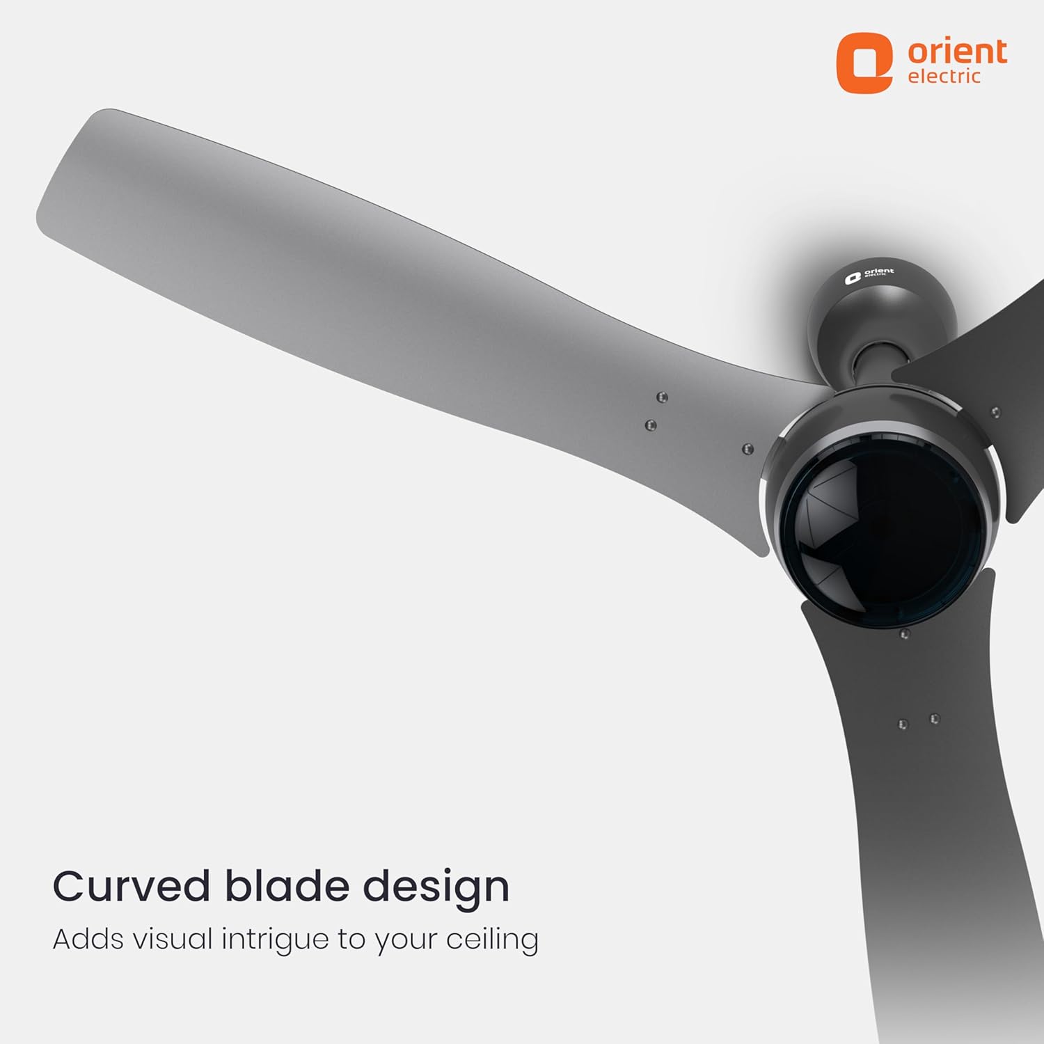 Orient Aeon BLDC PRO Motor 48" Ceiling Fan with Remote (Cloud Grey). 