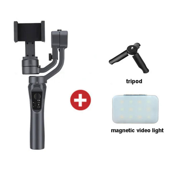 F6 3 Axis Gimbal Handheld Stabilizer Cellphone Action Camera Holder Anti Shake Video Record Smartphone Gimbal For Phone. 