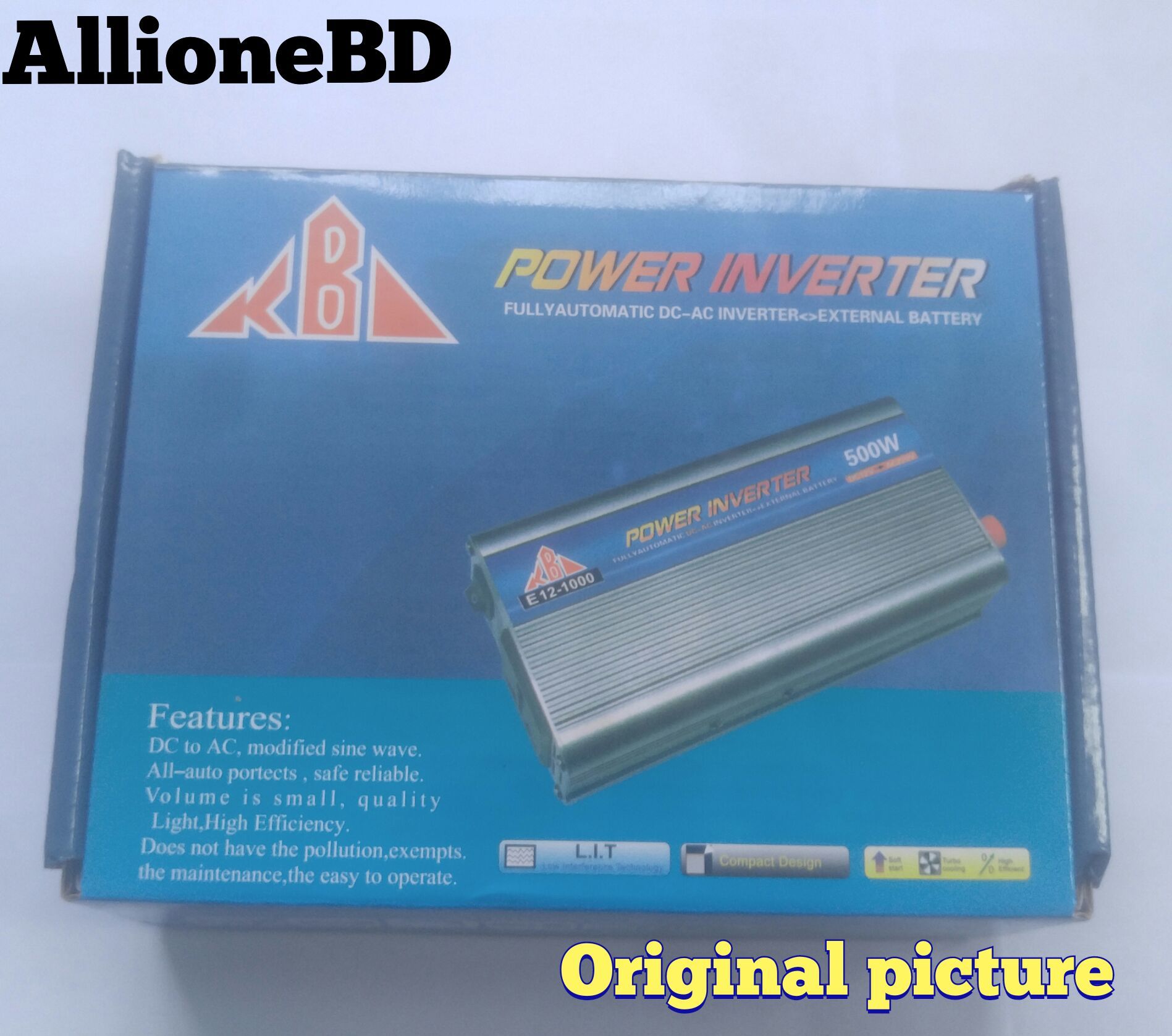 500W Power Inverter - Dc 12V To Ac 220V - Perfect For Car And Solar Power Applications - Modified Sine Wave Voltage Converter. 